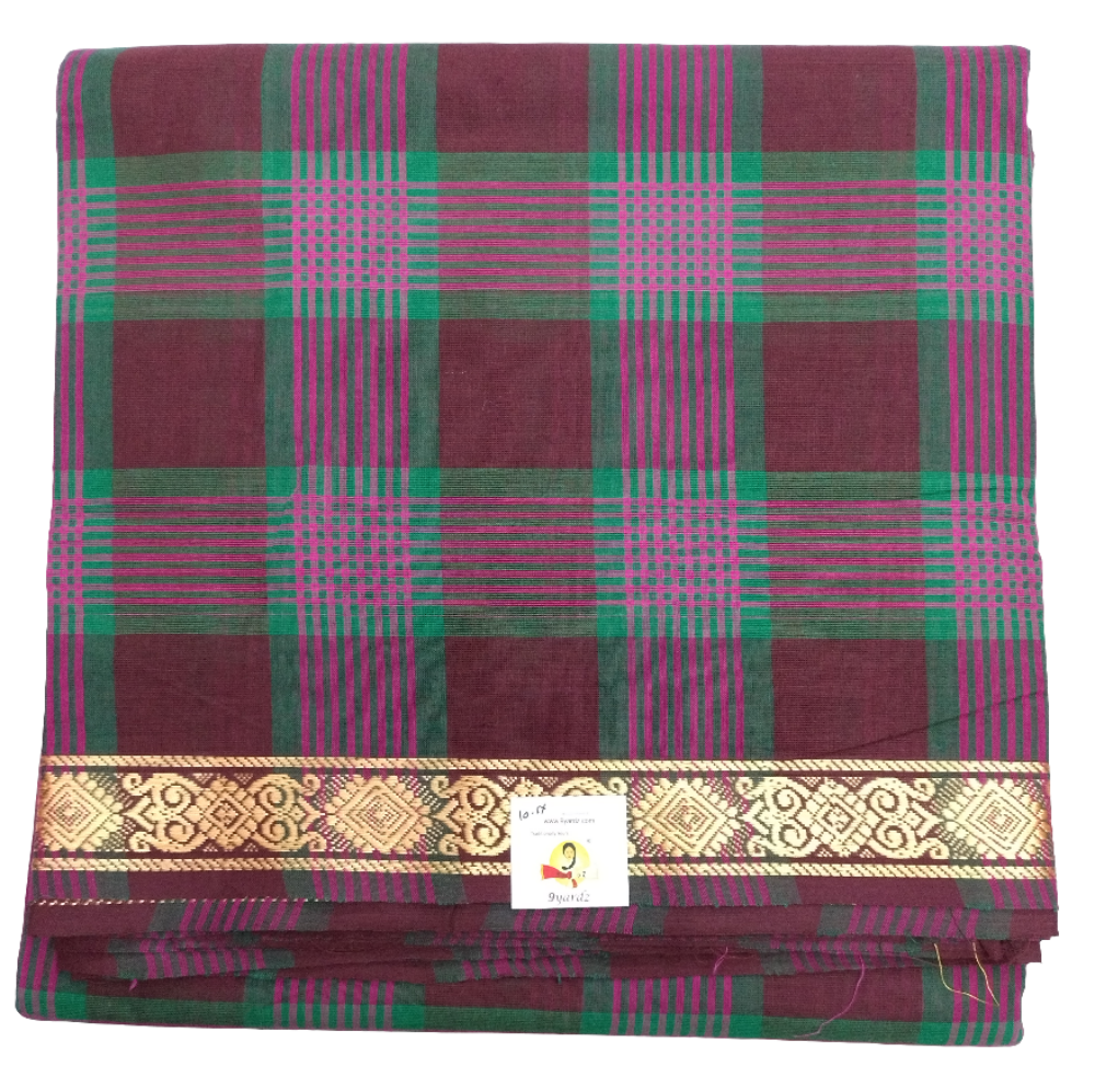 Chettinadu / Karaikudi cotton 10.5 yards madisar