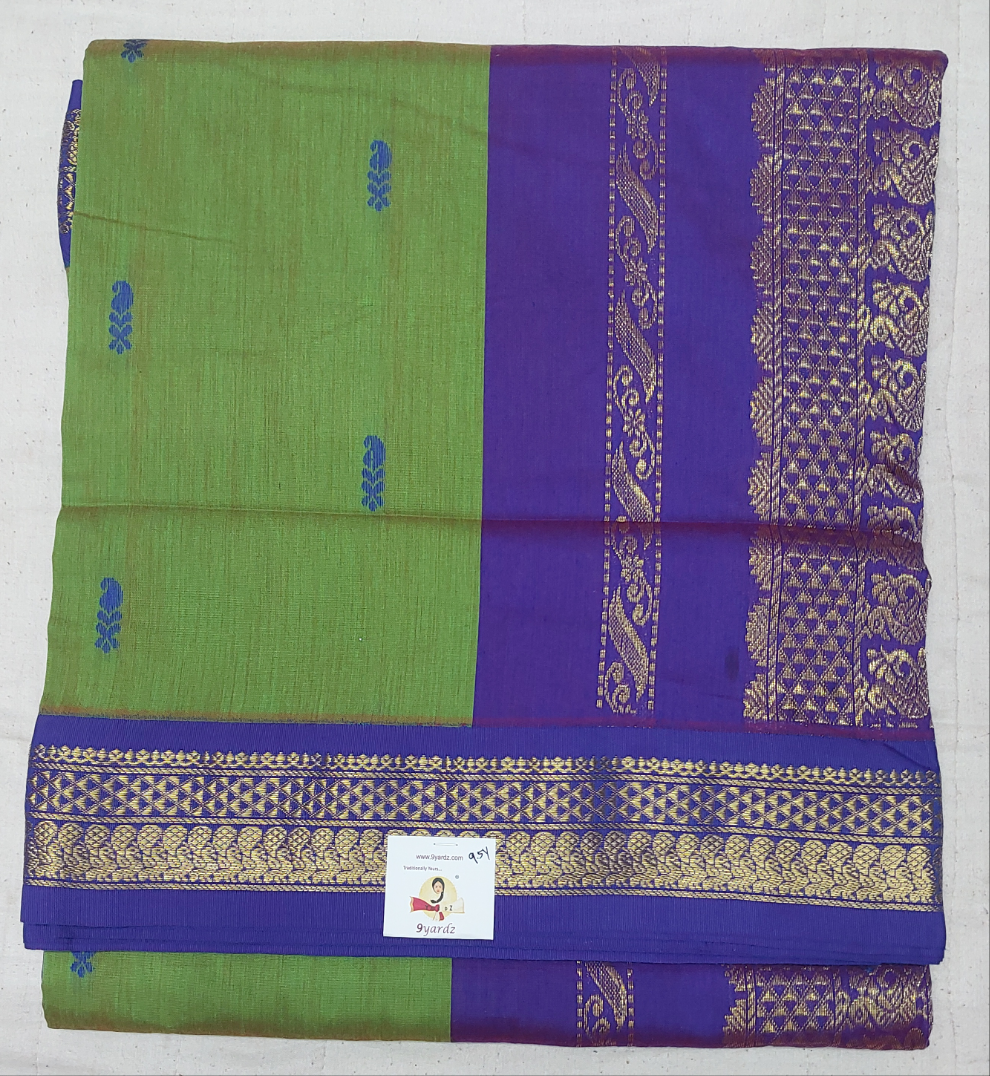 Kalyani Cotton Butta  9.5yardz