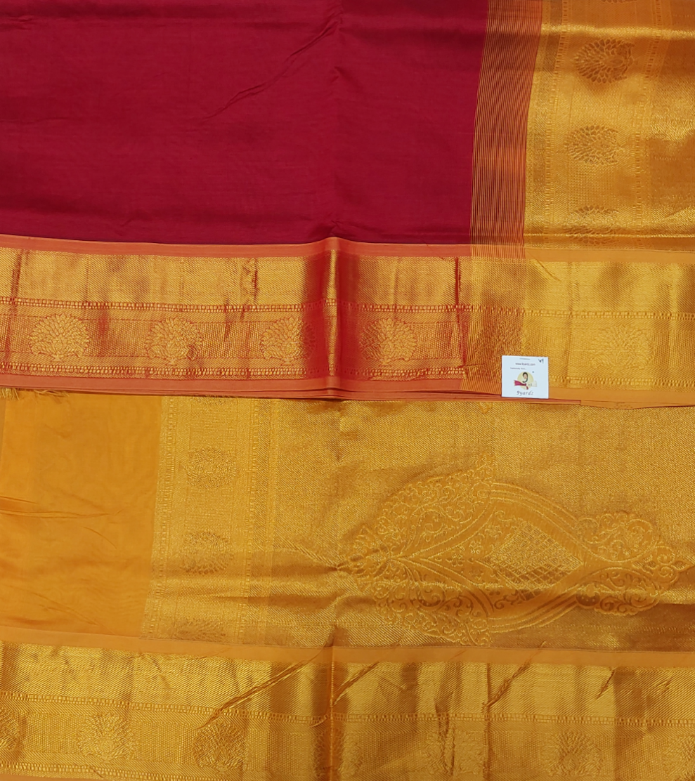 Semi silk plain 6Yards
