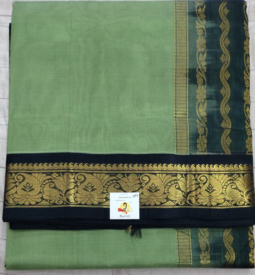 Pure silk cotton -Korvai 10yards madisar