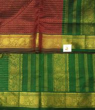 Load image into Gallery viewer, Pure silk cotton -Semi korvai 10yardz