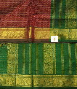 Pure silk cotton -Semi korvai 10yardz