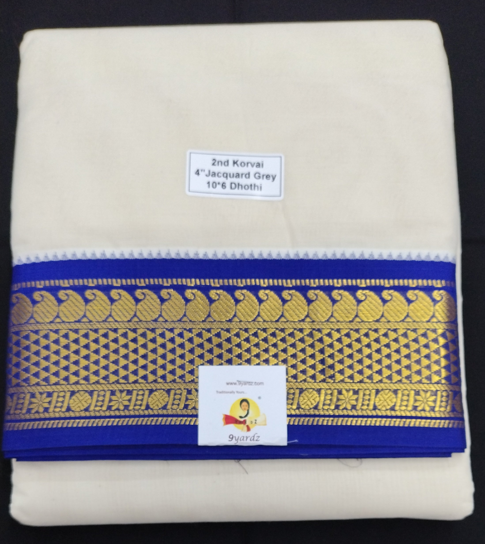 Pure cotton Muhurtham dhoti 10*6