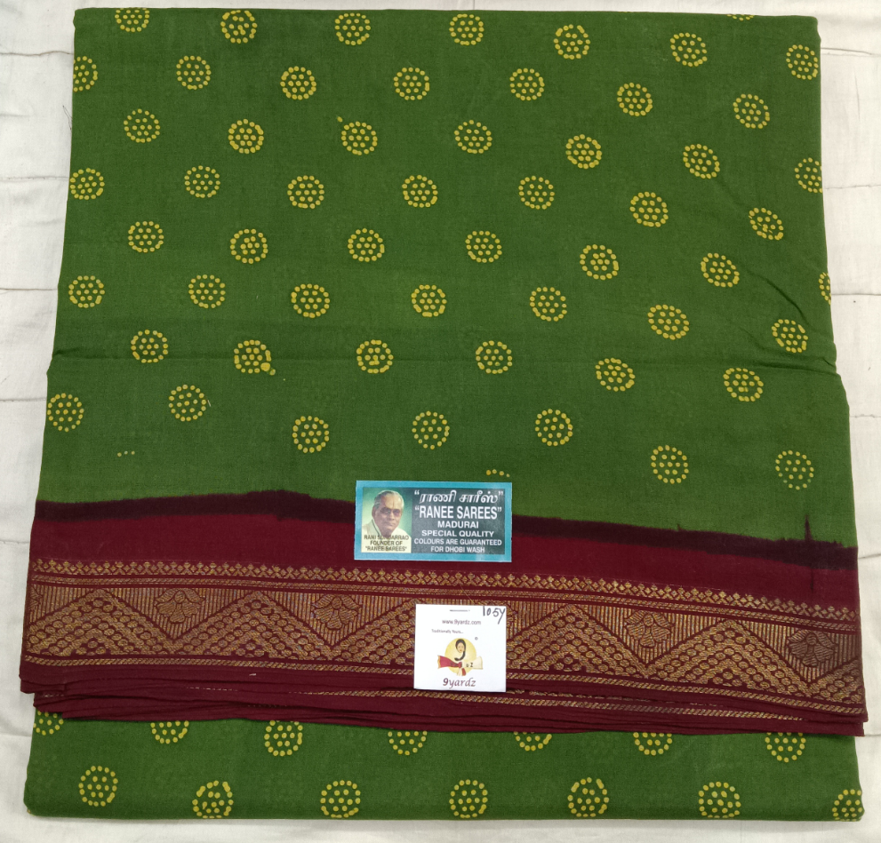 Ranee voyal saree 10.5yardz(9.5mtrs)