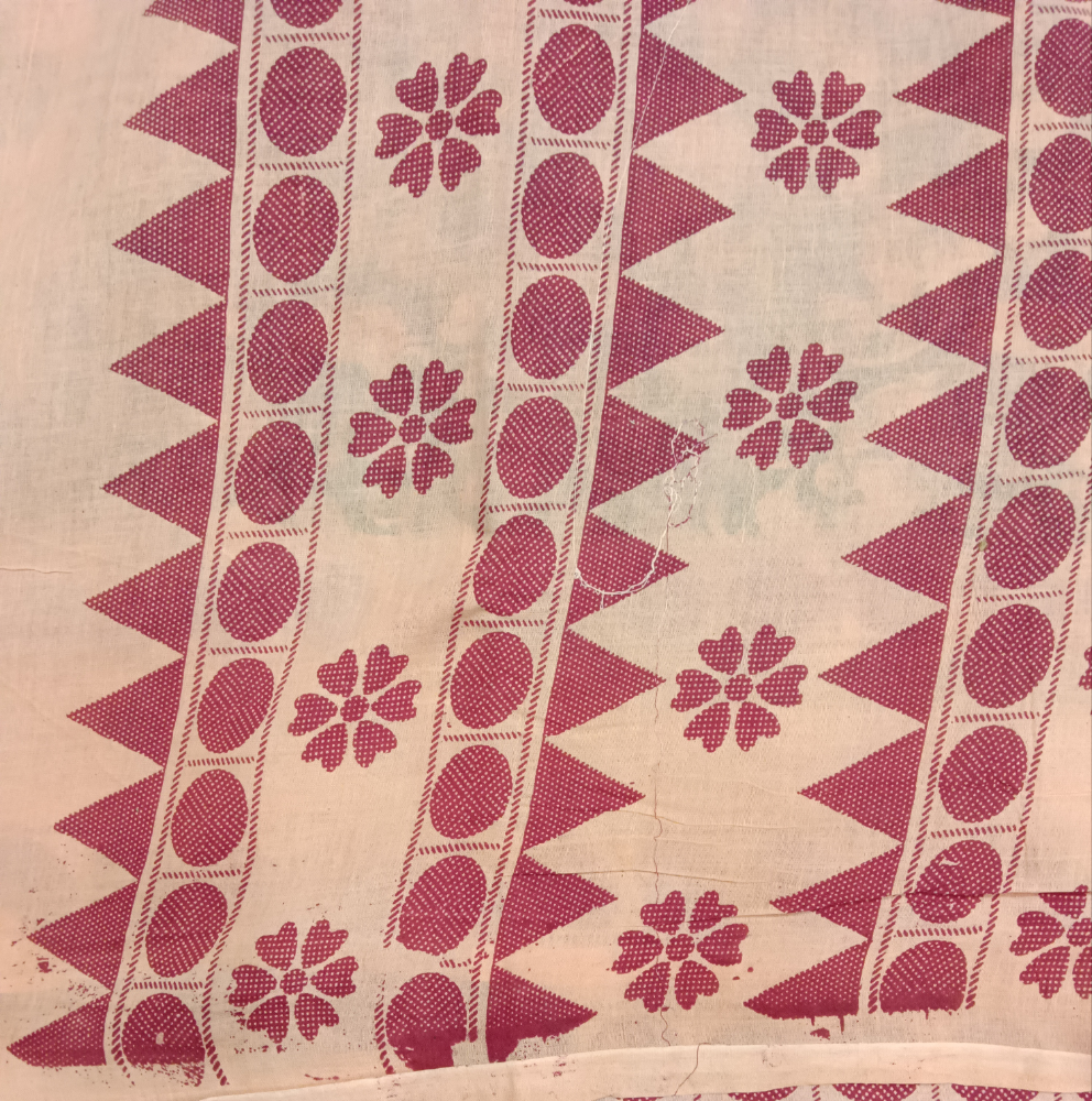 Sungudi cotton 10.5yards 49"