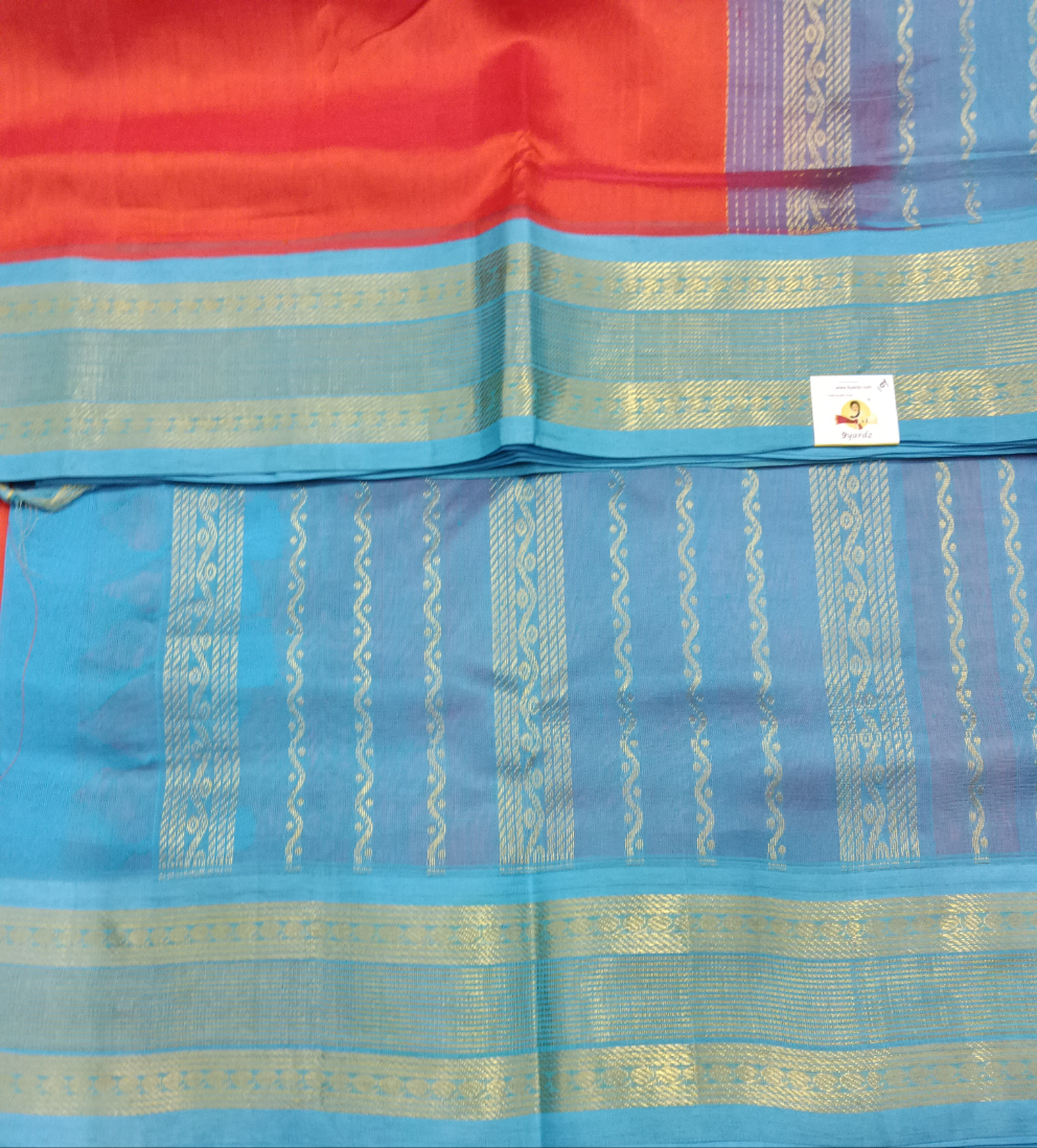 Pure silk cotton -Korvai 10yards madisar