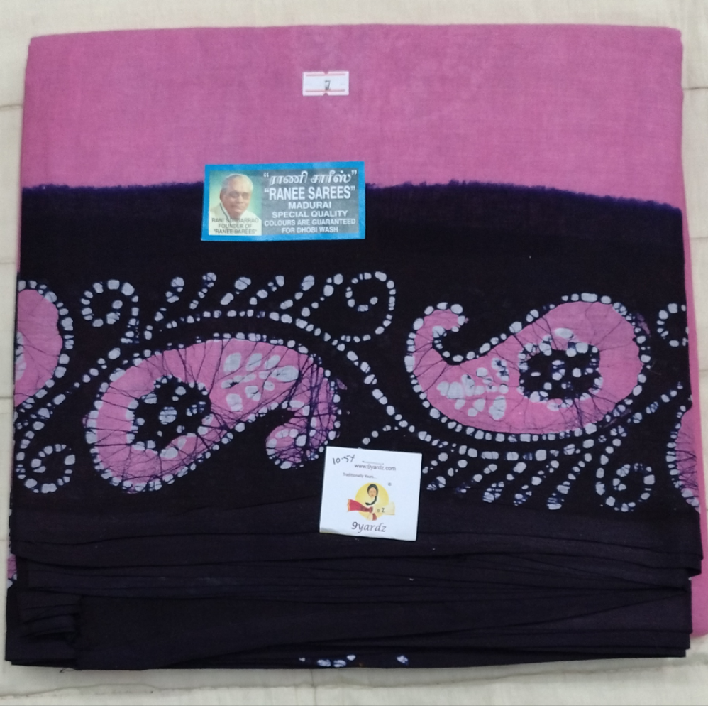 Ranee voyal saree 10.5yardz(9.5mtrs)