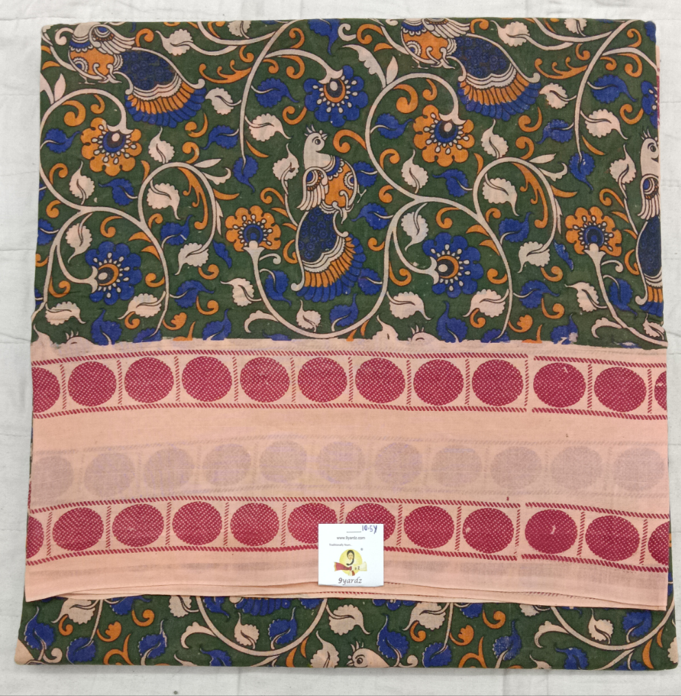 Sungudi cotton 10.5yards 49"