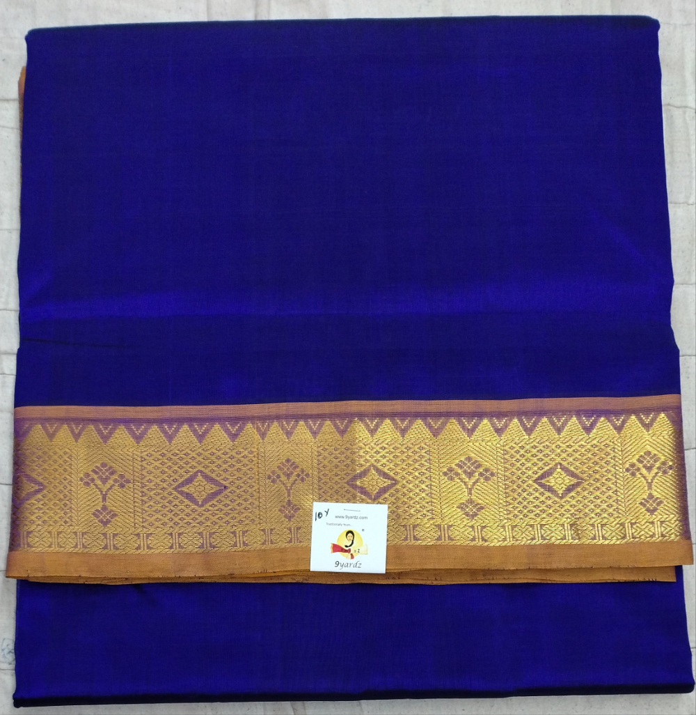 Pure silk cotton Plain 10yards madisar