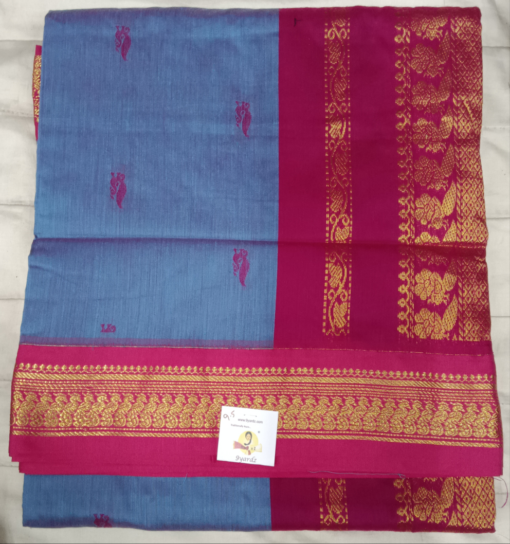 Kalyani Cotton Butta  9.5yardz