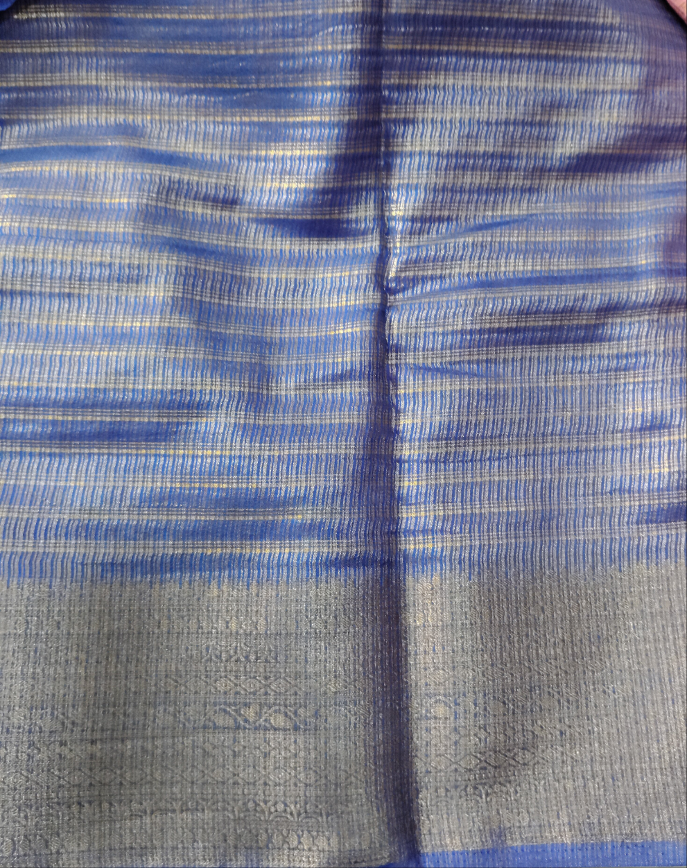 Mysore crepe silk checked (synthetic)