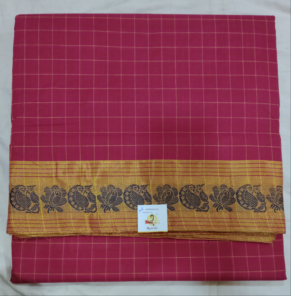 Chettinadu / Karaikudi cotton 10.5 yards madisar