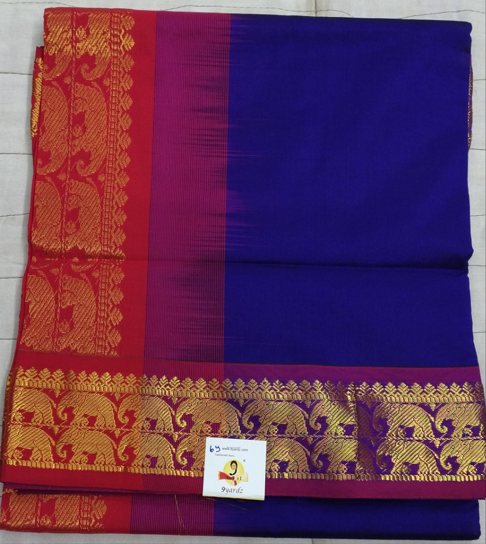 Semi silk Plain 6Yards