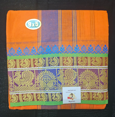 Nagari Cotton Colour Dhoti 9*5