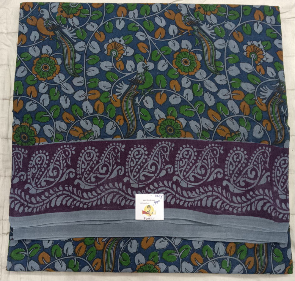 Sungudi cotton 10.5yards 49"