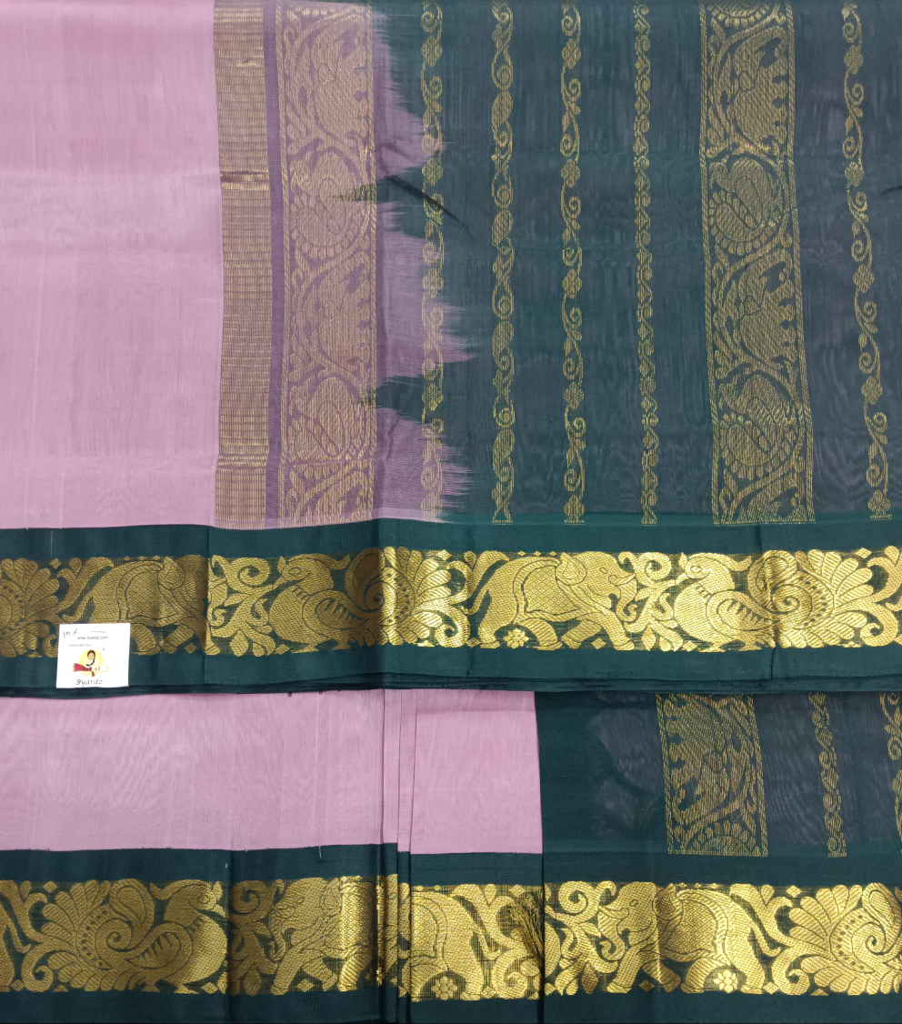 Pure silk cotton -Korvai 10yards madisar