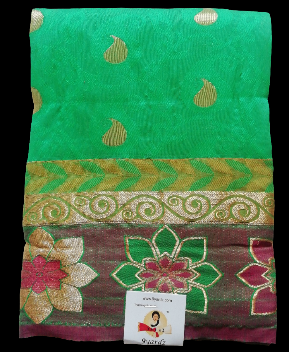 Pavadai poly silk 36"