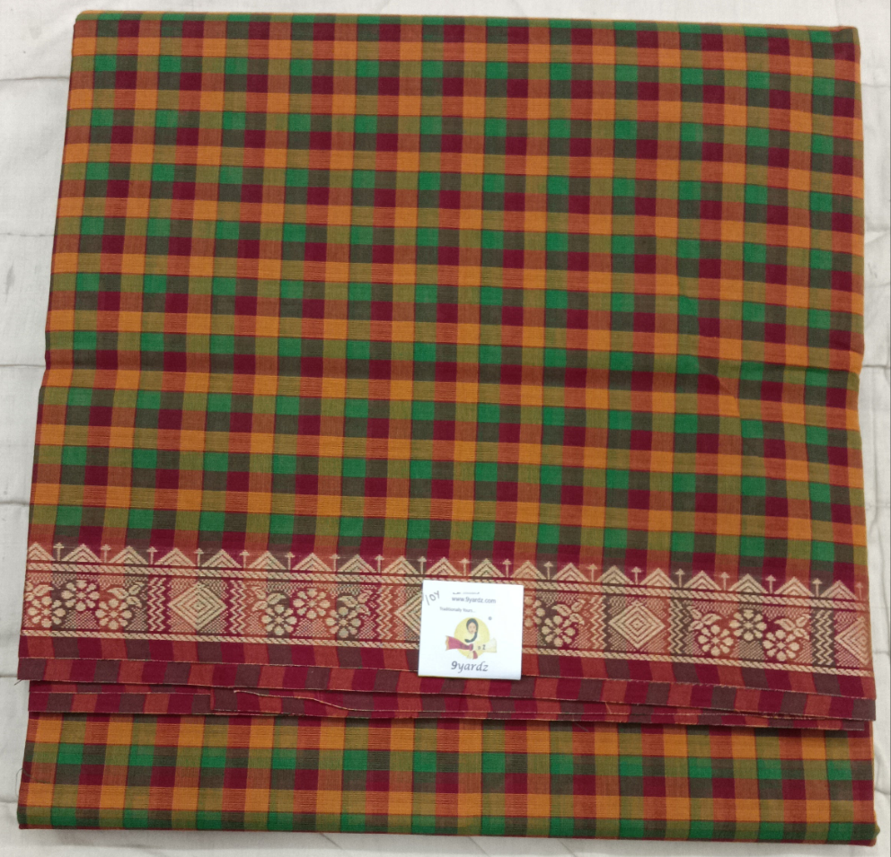 Chettinadu / Karaikudi cotton 10yards madisar