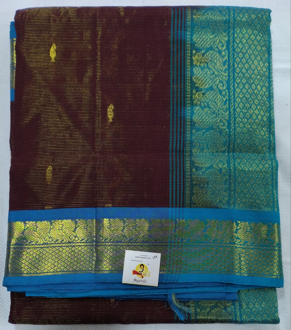 Pure silk cotton Vairaoosi 10yards madisar