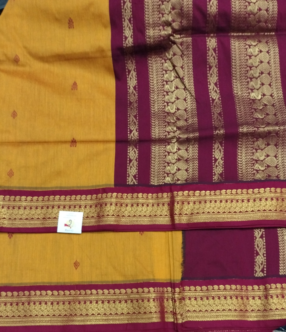 Kalyani Cotton Butta  9.5yardz