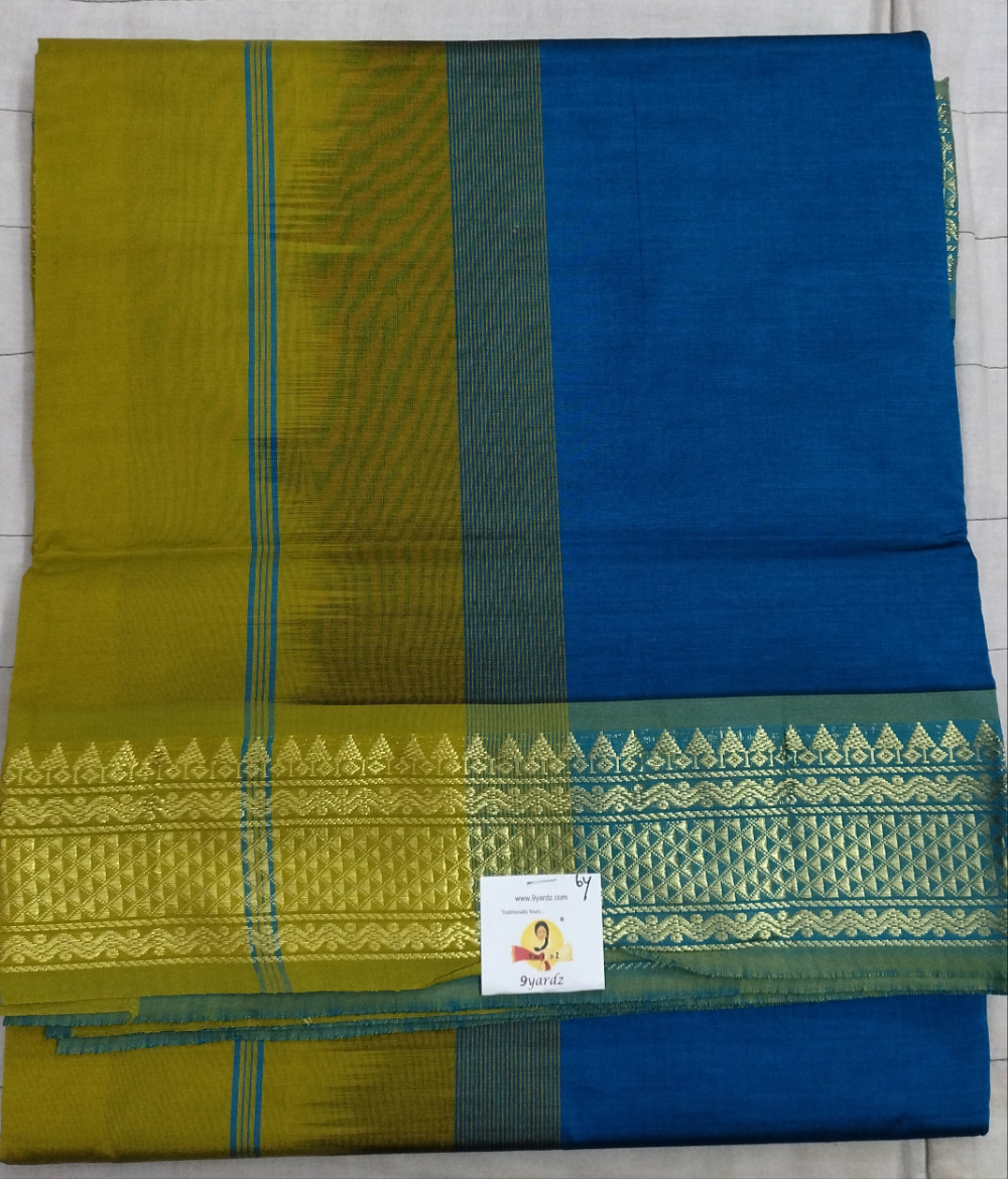 Semi silk Plain 6Yards