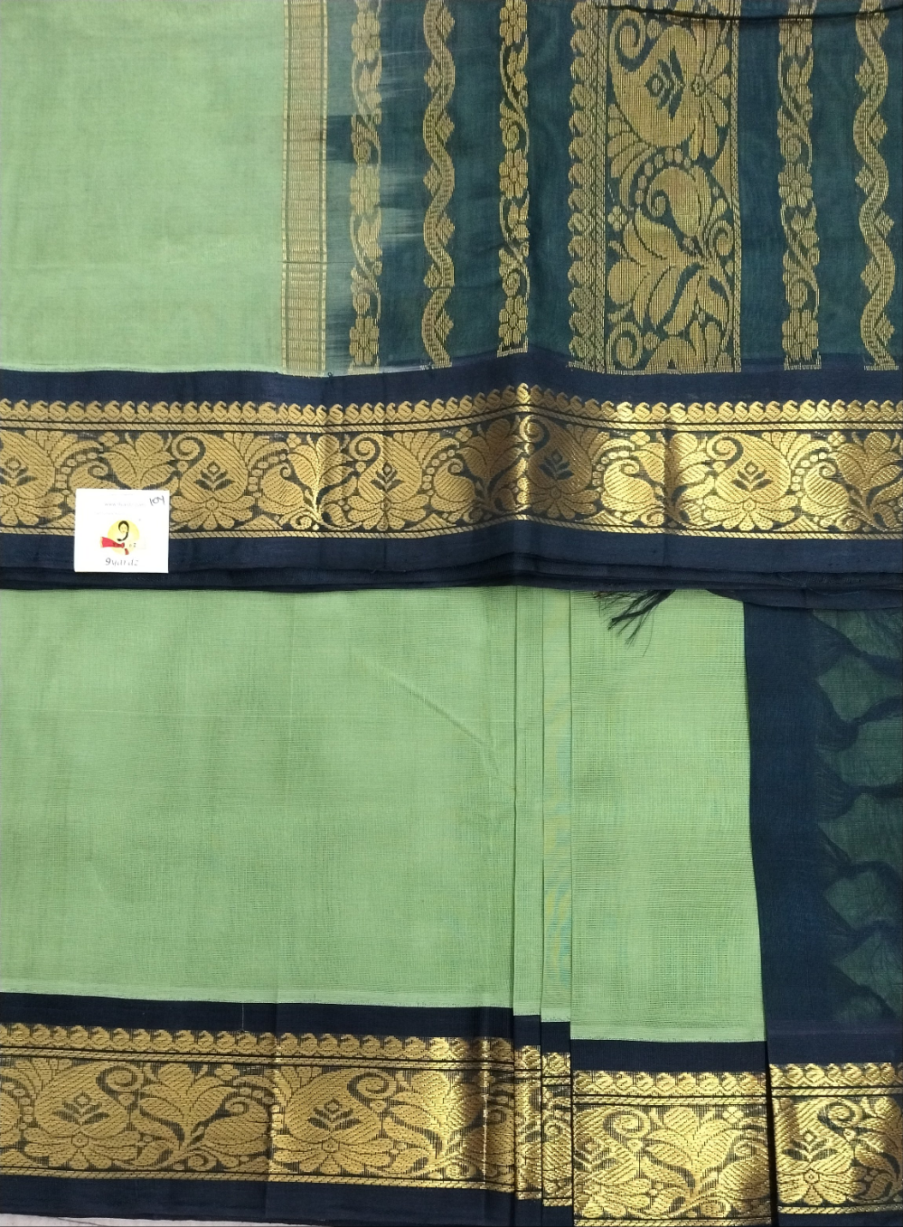 Pure silk cotton -Korvai 10yards madisar