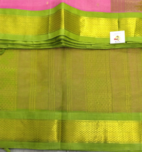 Load image into Gallery viewer, Pure silk cotton -Korvai 10yards madisar