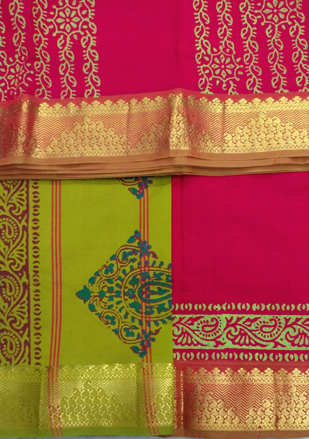 Semi Silk cotton printed Madisar