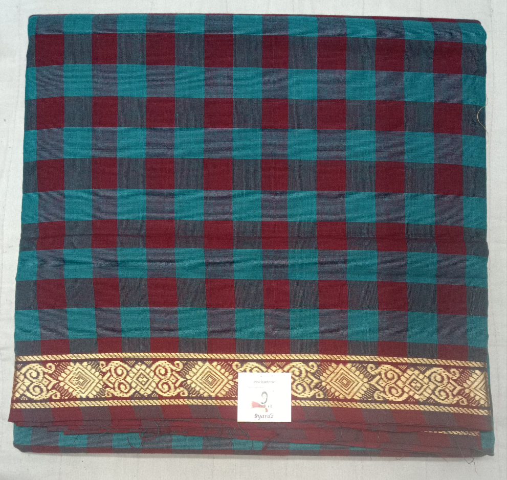 Chettinadu / Karaikudi cotton 10.5 yards madisar