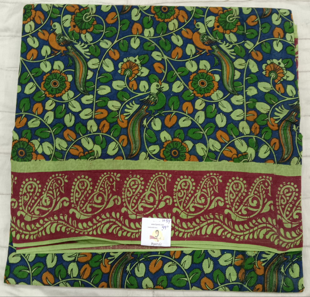 Sungudi cotton 10.5yards 49"
