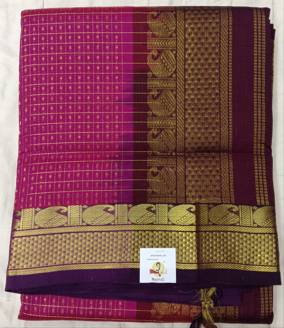 Pure silk cotton -Semi korvai 10yardz