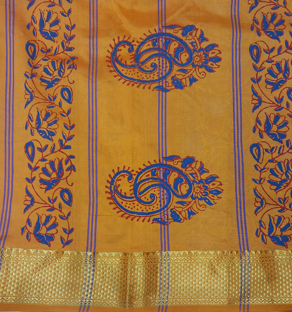 Semi Silk cotton printed Madisar