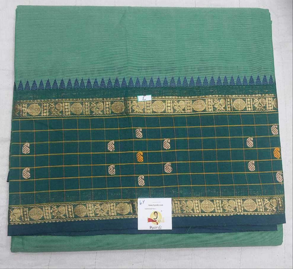 Chettinadu/ Karaikudi cotton 6 yards