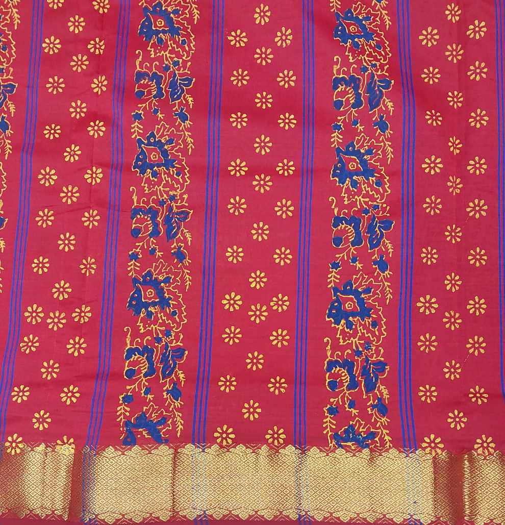 Semi Silk cotton printed Madisar