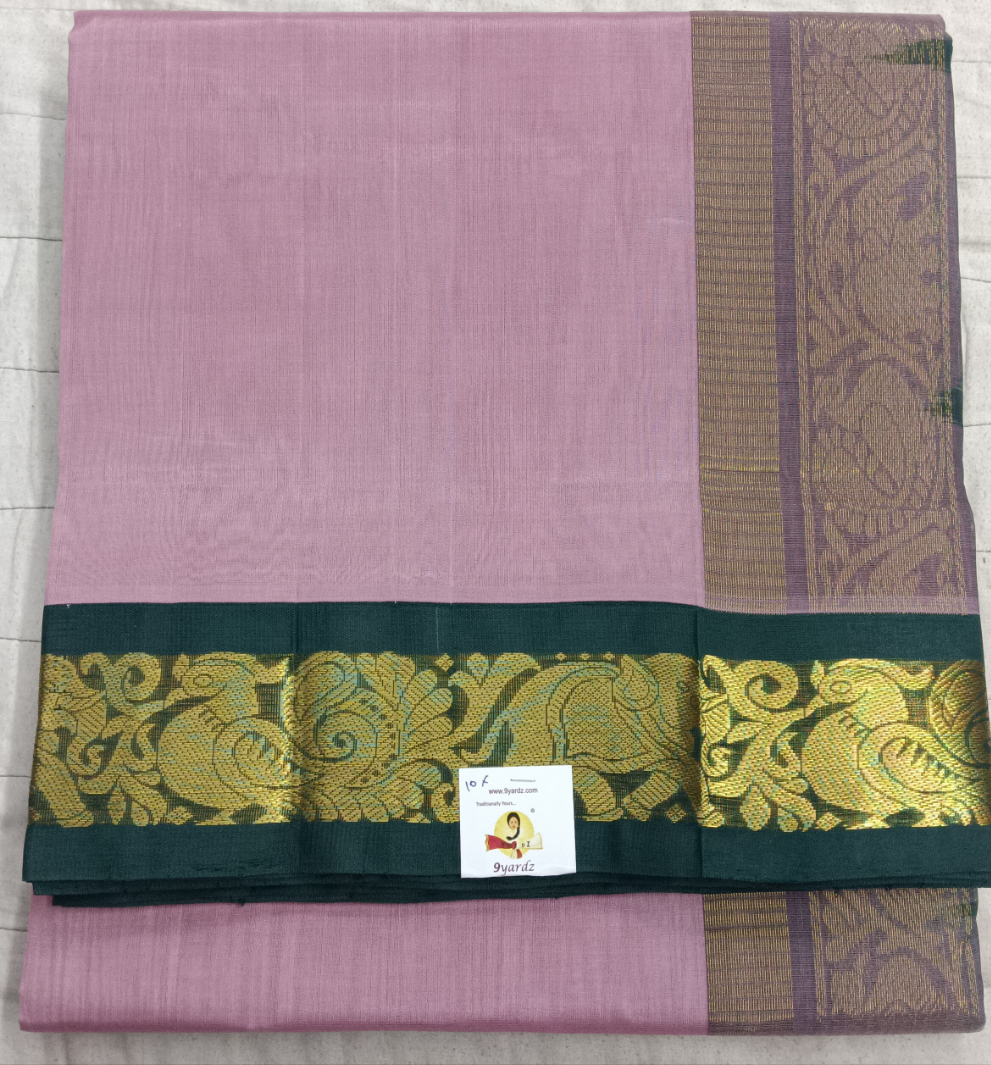 Pure silk cotton -Korvai 10yards madisar