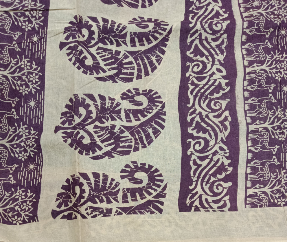 Sungudi cotton 10.5yards 49"