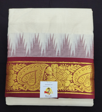 Load image into Gallery viewer, Pure cotton Muhurtham dhoti 9*5