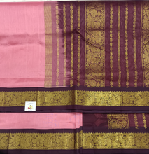 Load image into Gallery viewer, Pure silk cotton -Korvai 10yards madisar