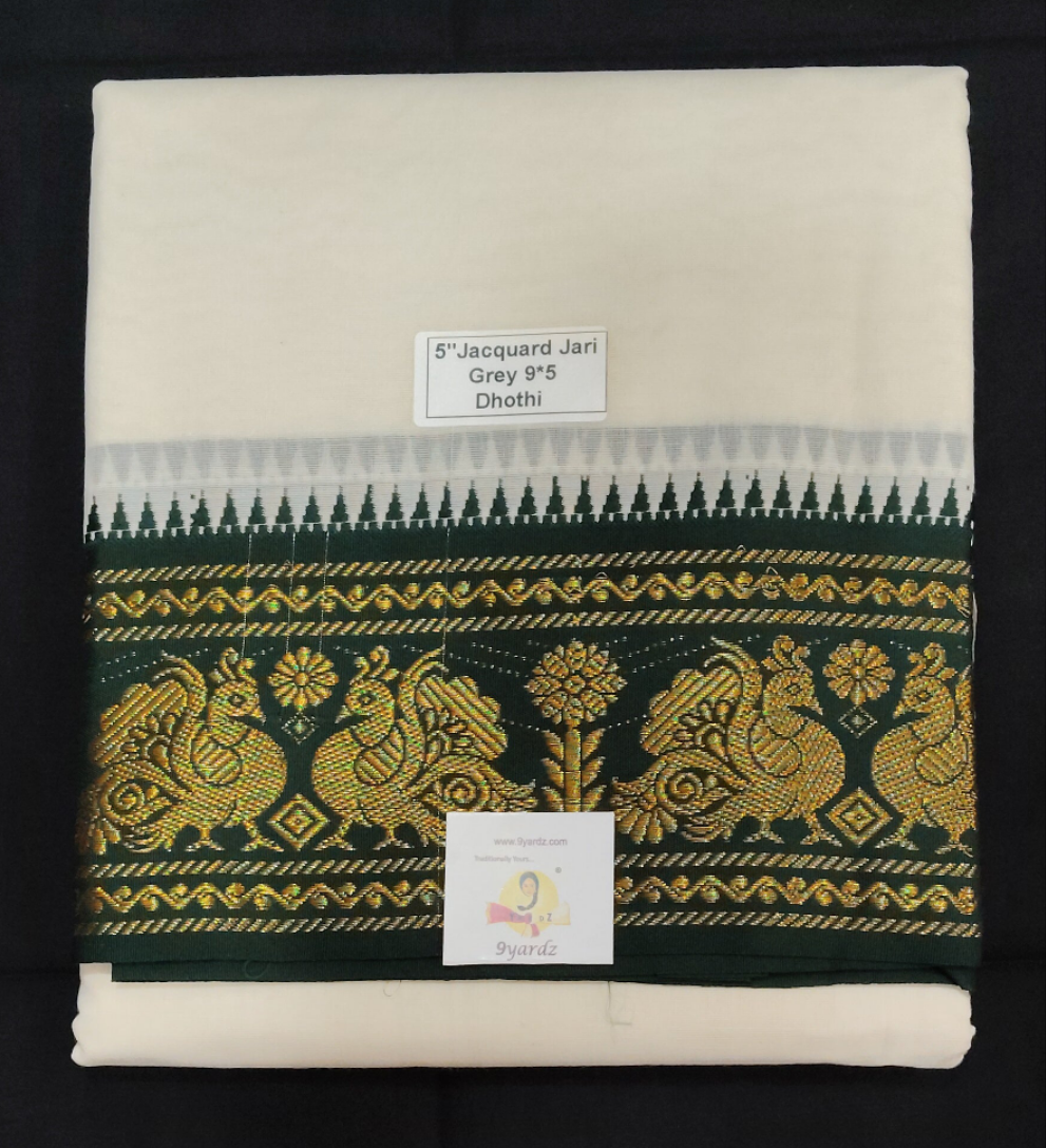 Cotton Dhothi Jacquard 9*5