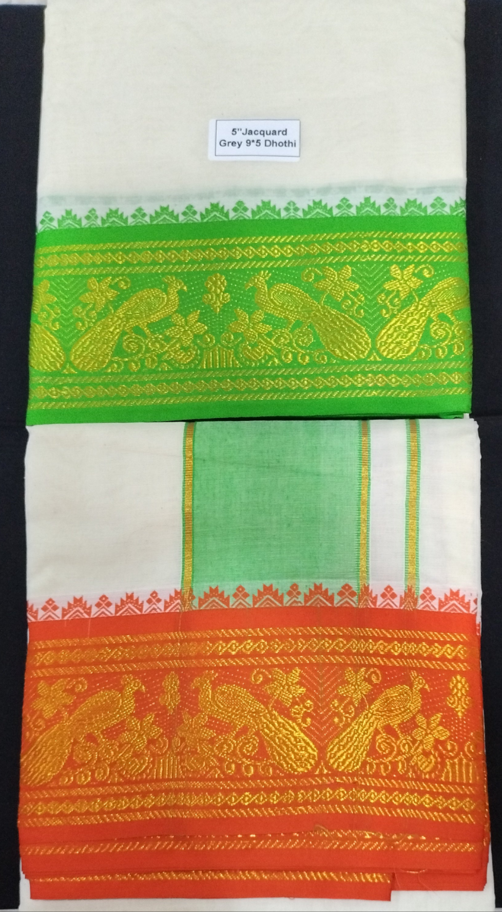 Cotton Dhothi Jacquard 9*5