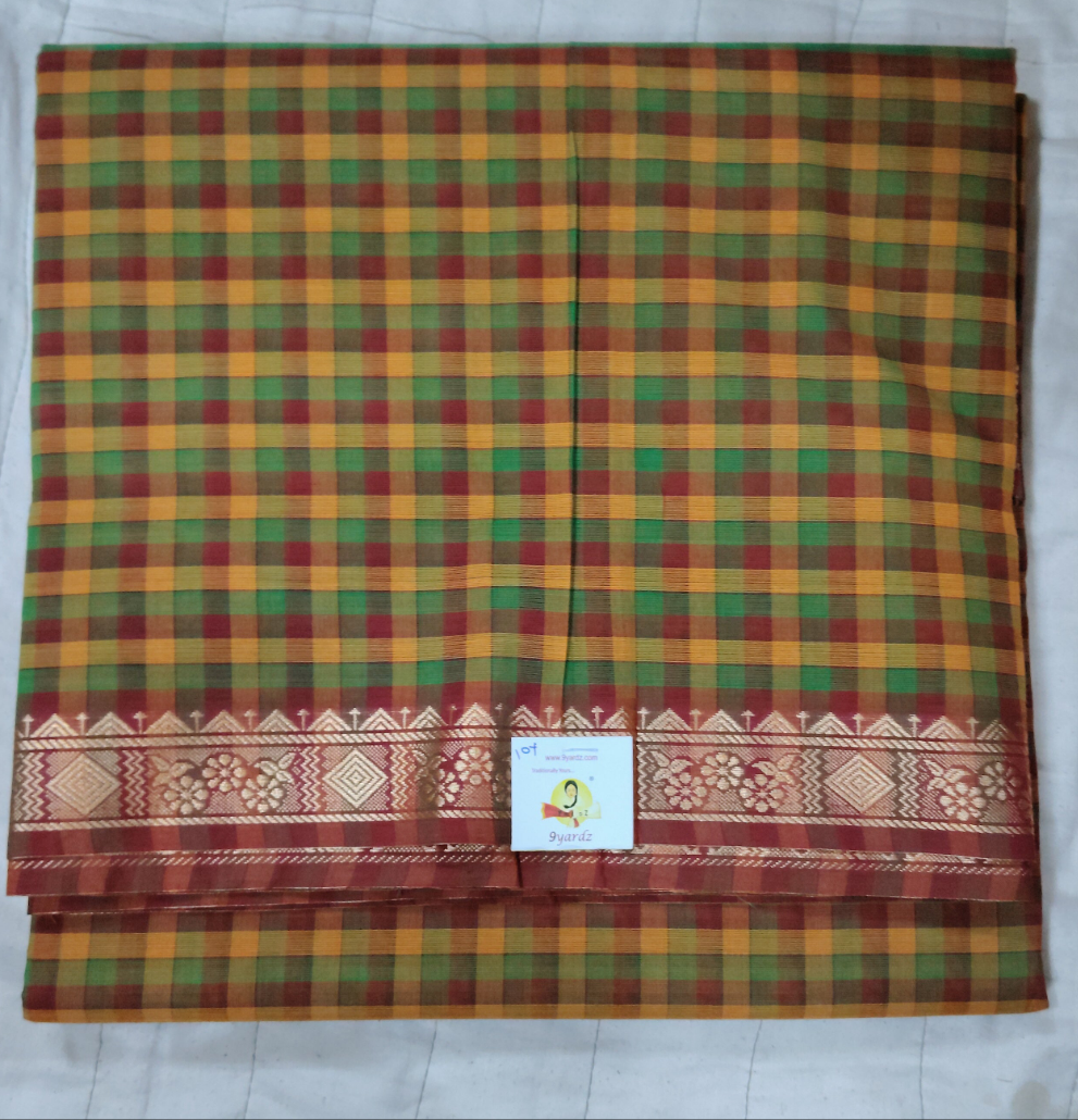 Chettinadu / Karaikudi cotton 10. yards madisar