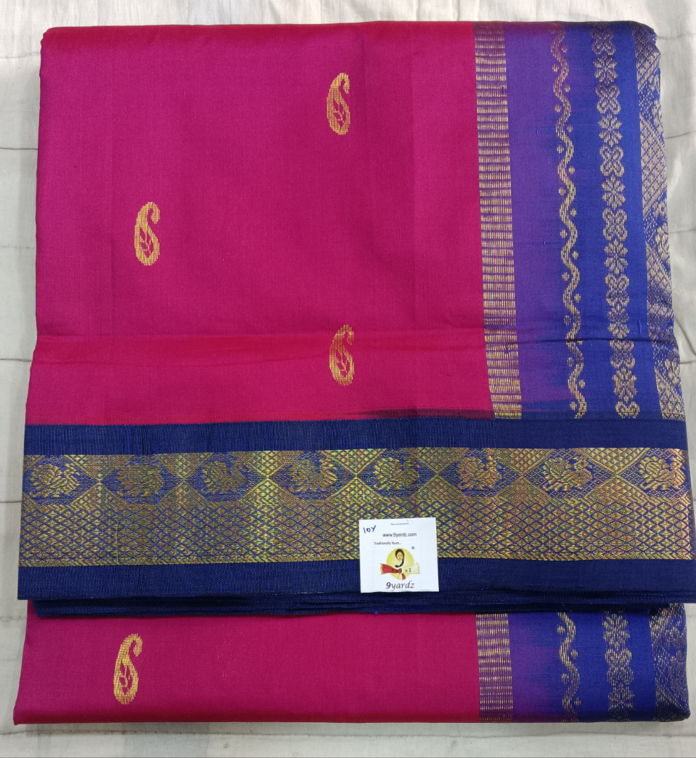 Semi Silk cotton Korvai Madisar