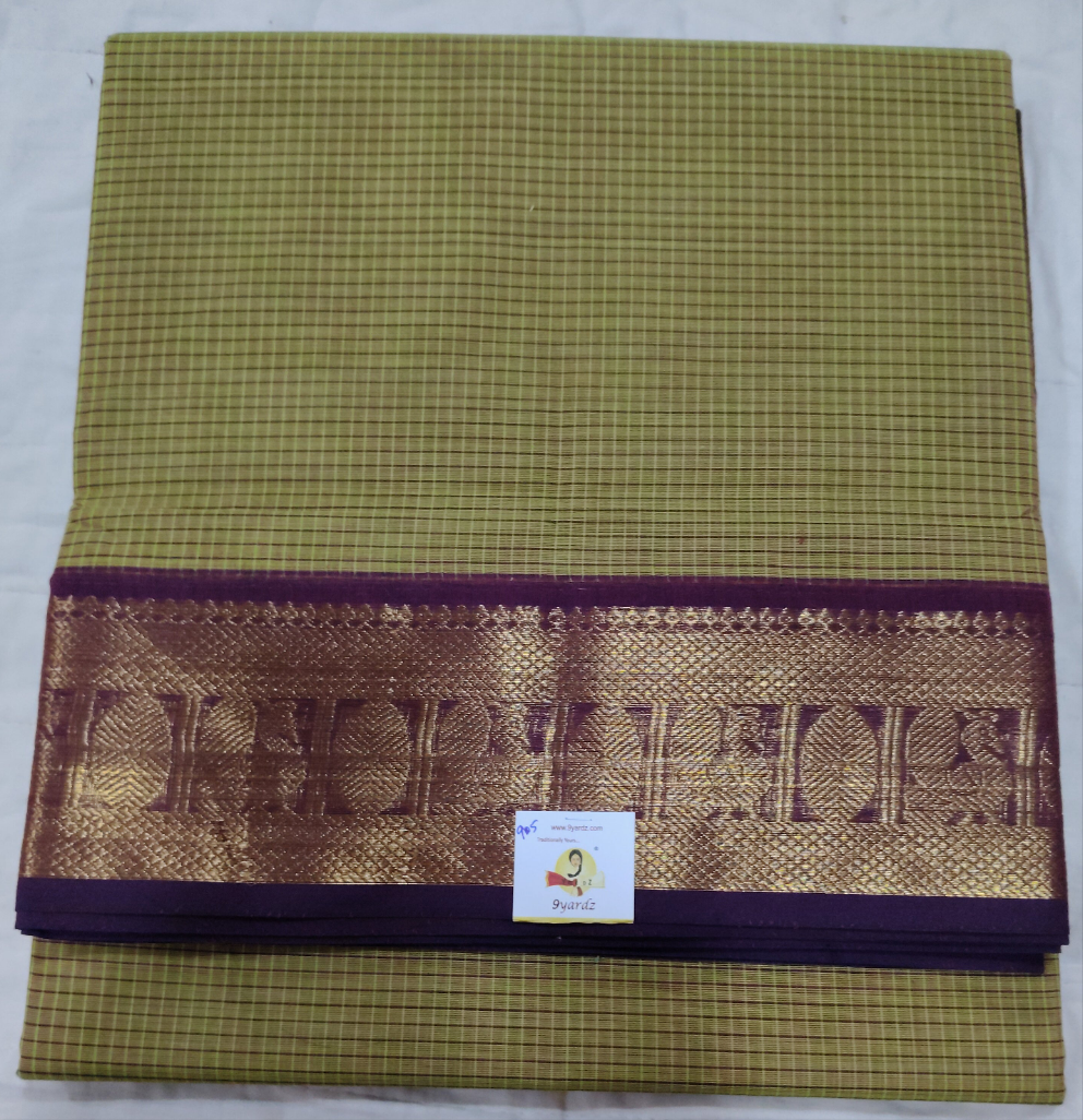 Chettinadu / Karaikudi cotton 9.5yards madisar