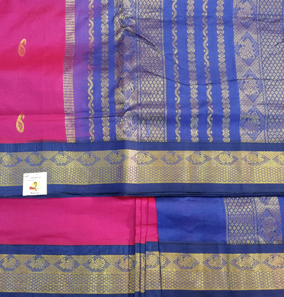 Semi Silk cotton Korvai Madisar