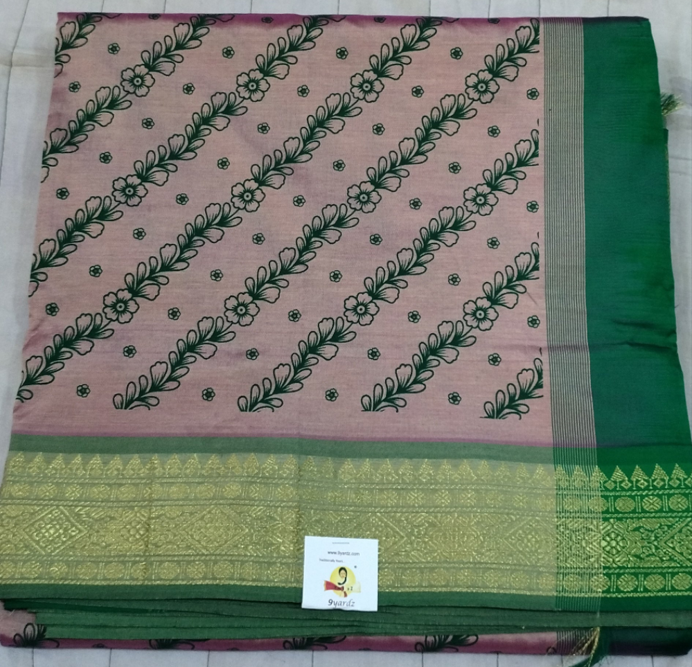 Semi Silk cotton printed Madisar