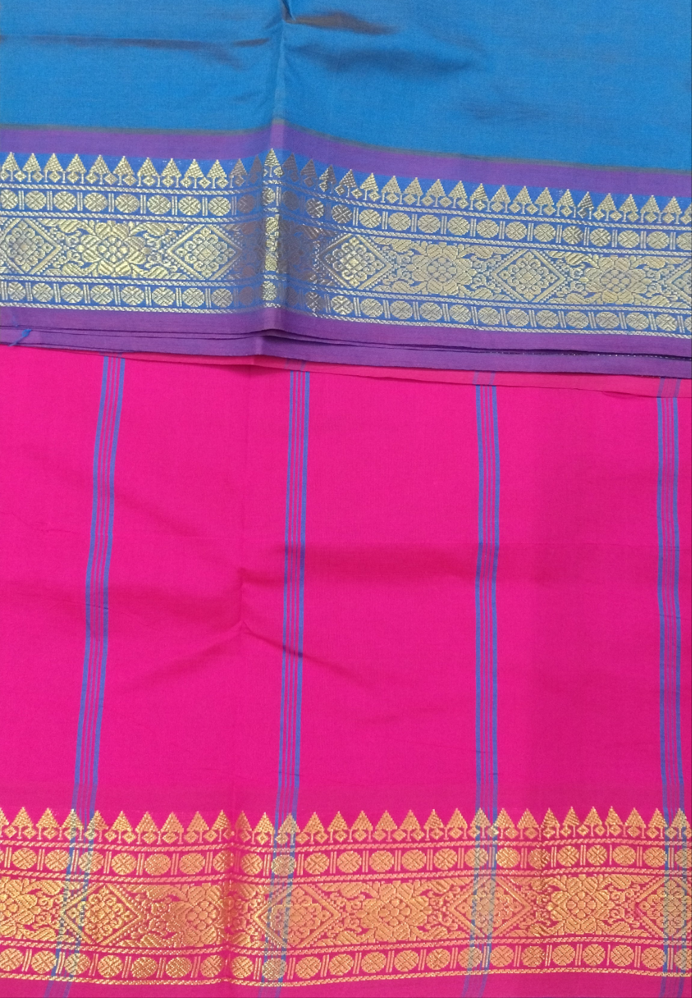 Semi silk Plain 6Yards