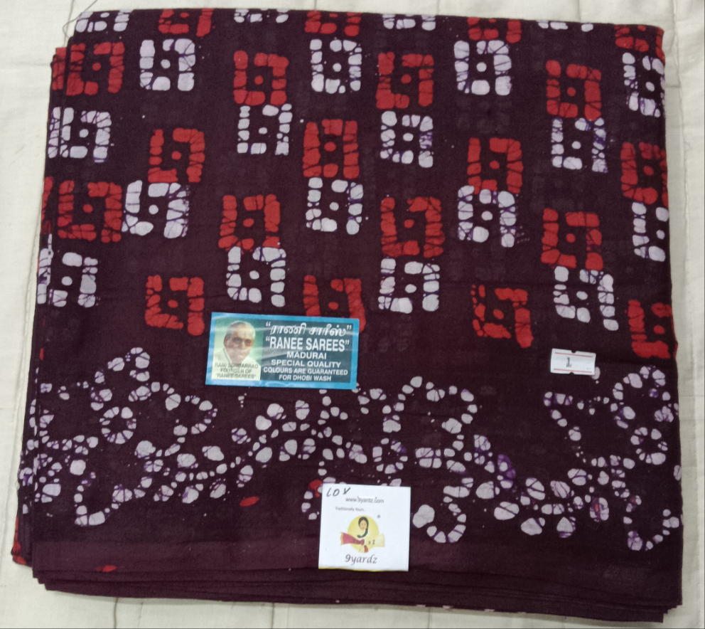 Ranee voyal saree 10yardz(9.1mtrs)