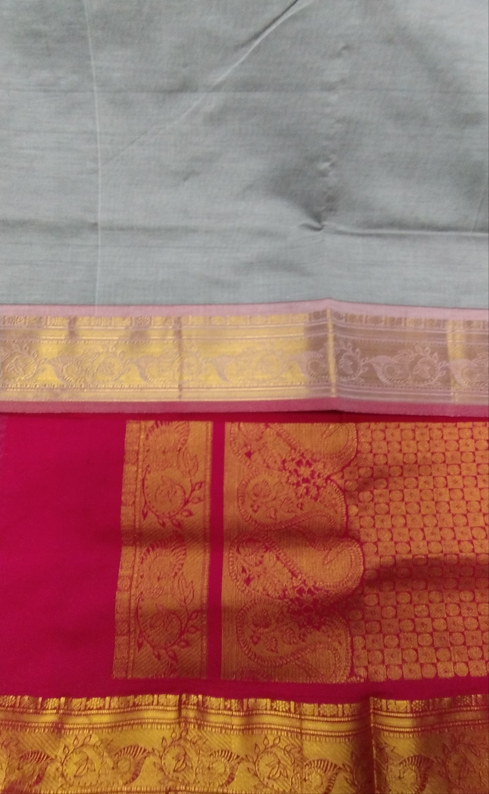 Semi silk Embossed 6Yards