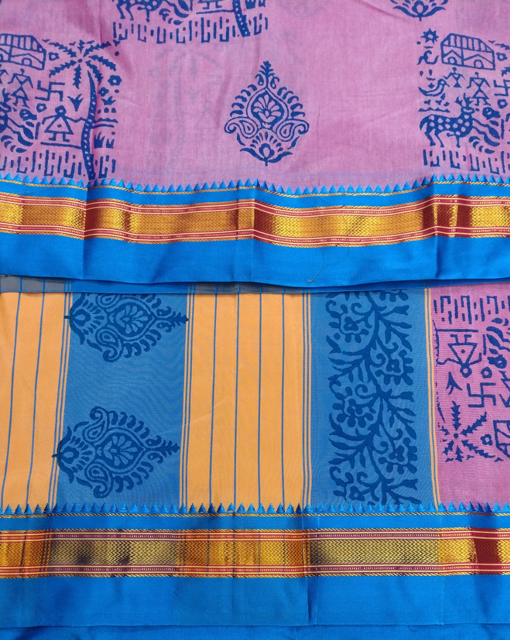 Ikkal sarees madisar Printed 10yardz