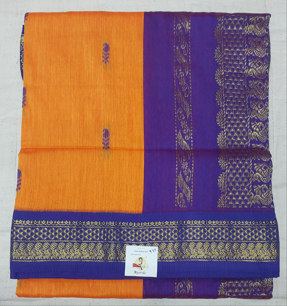 Kalyani Cotton Butta  9.5yardz